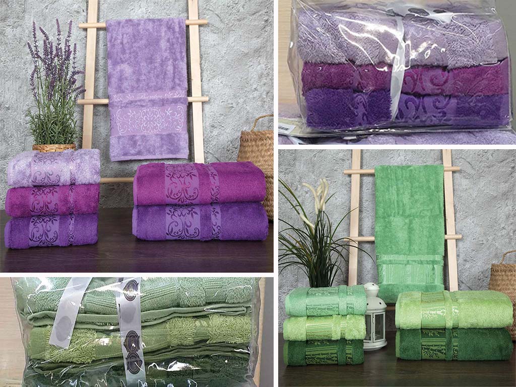 бамбуковые полотенца купить выгоднее в наборах